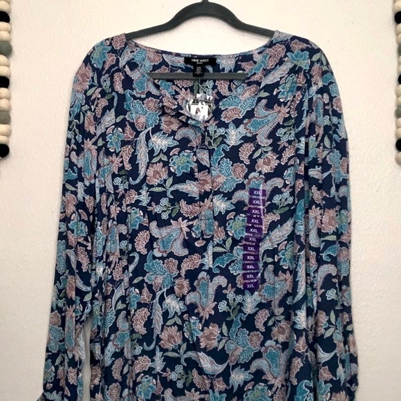 Nine West Tops - Womens Blue/Purple Blouse
